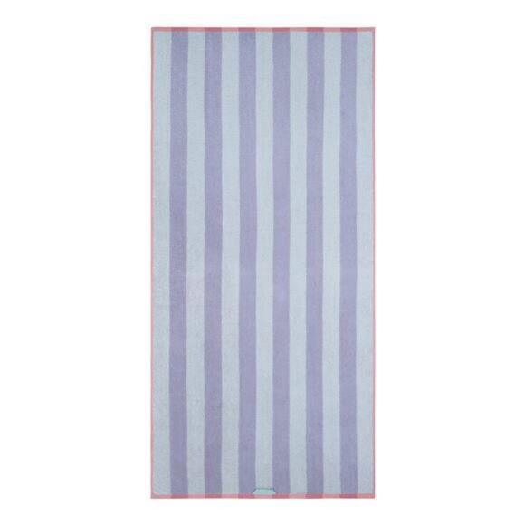 Cabana Striped Pink & Purple Cotton-Blend Beach Towels (4 Count) - Picture 4 of 5
